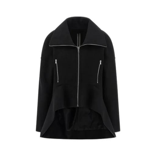 Rick Owens High-Neck Zip-Up Jacket