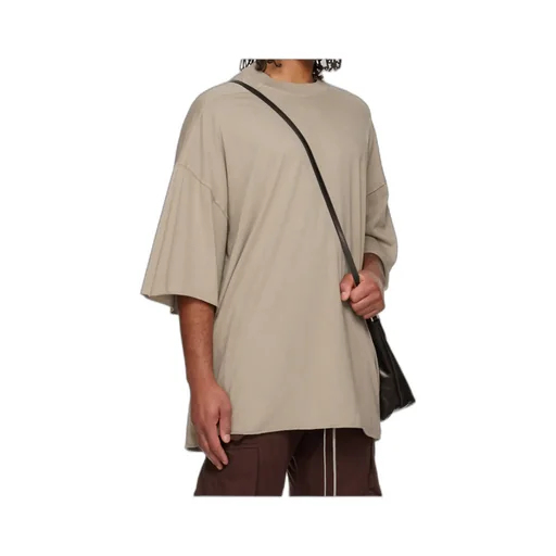 Dropped-Hem Drawstring T-Shirt