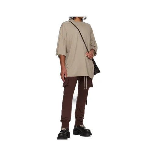Dropped-Hem Drawstring T-Shirt