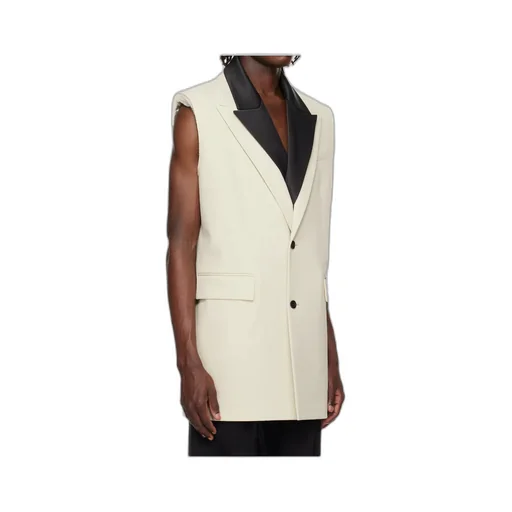 Double Layer Sleeveless Blazer