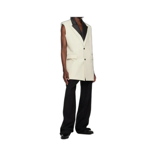 Double Layer Sleeveless Blazer