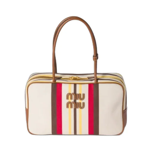 Beau Canvas And Leather Bag