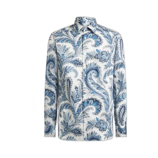 Etro Roma Paisley-Printed Button-Up Shirt