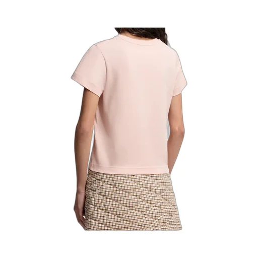 Embroidered Heart Logo Cotton T-Shirt