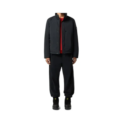 Stone Island Logo Patch High Neck Jacket