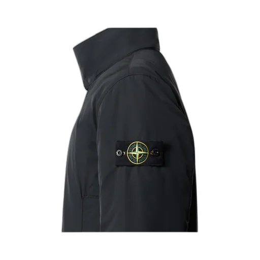 Stone Island Logo Patch High Neck Jacket