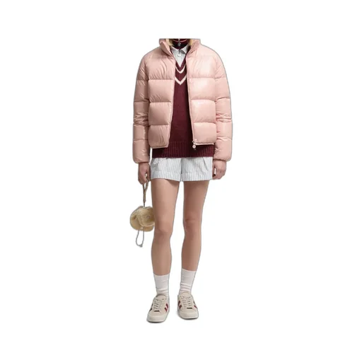 Moncler Abbadia Logo Patch Zip-Up Jacket