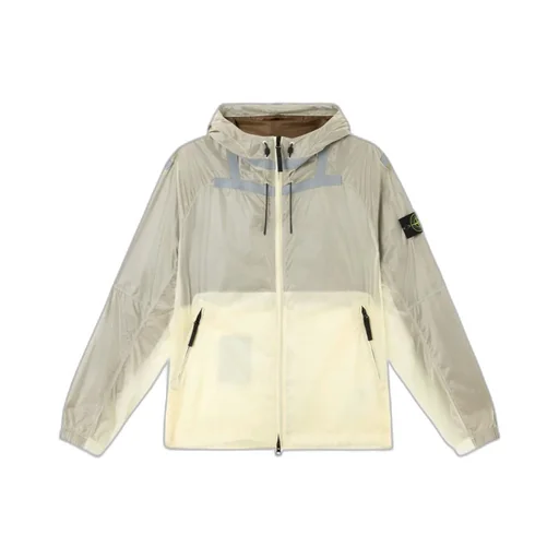 Light Hooded Jacket With Anti-Drop And Refleective Details