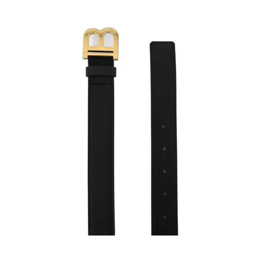 Balmain Kids Logo Engraved Buckle Belt