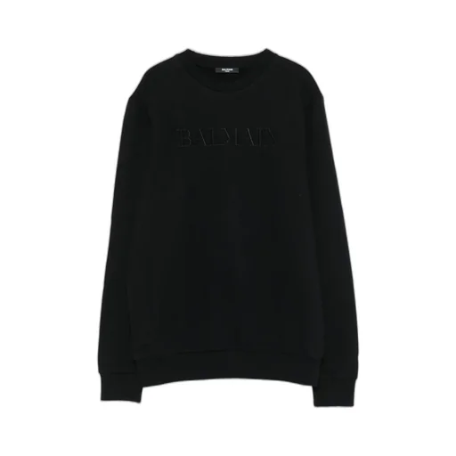 Balmain Kids Logo-Detailed Crewneck Sweatshirt