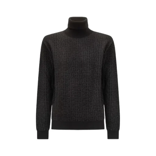 Balmain Kids Roll-Neck Knitted Jumper