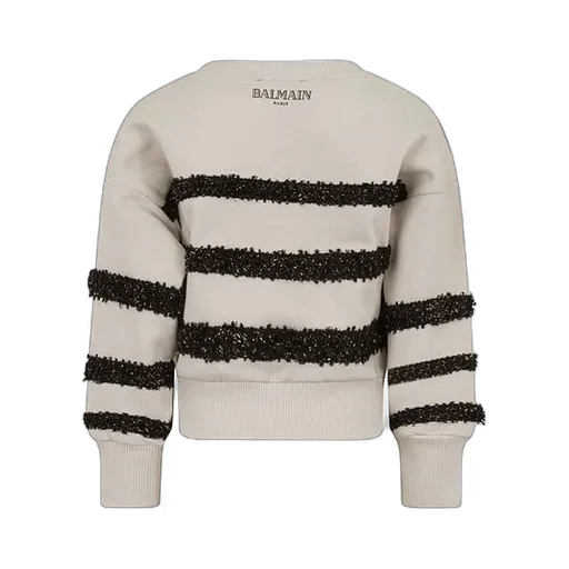 Balmain Kids Embellished Crewneck Sweatshirt