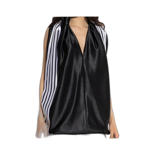 V-Neck Sleeveless Mini Dress