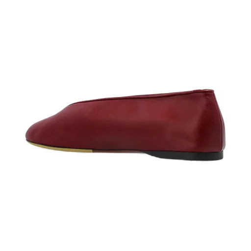 Moschino Round Toe Ballet Flats