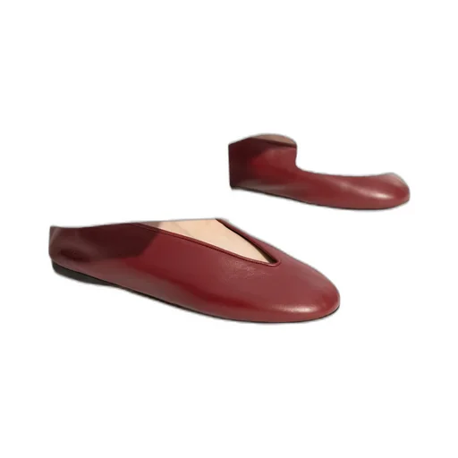 Moschino Round Toe Ballet Flats