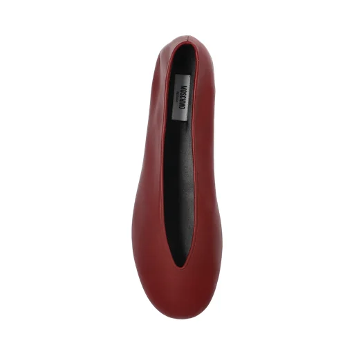 Moschino Round Toe Ballet Flats