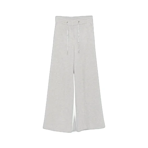 Drawstring-Waist Wide-Leg Trousers