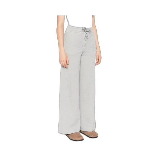 Drawstring-Waist Wide-Leg Trousers