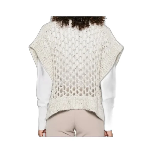 Peserico Perforated Sleeveless Knitwear