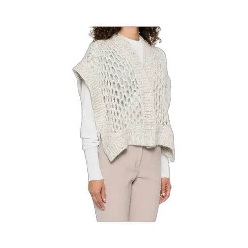 Peserico Perforated Sleeveless Knitwear