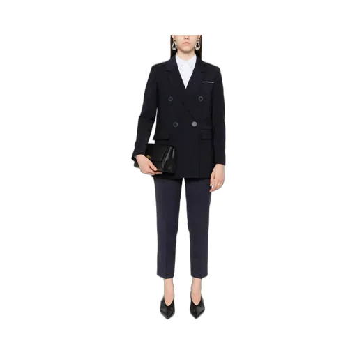 Elasticated-Waist Side-Stripe Trousers
