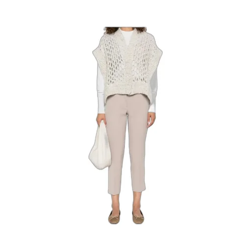 Peserico Perforated Sleeveless Knitwear