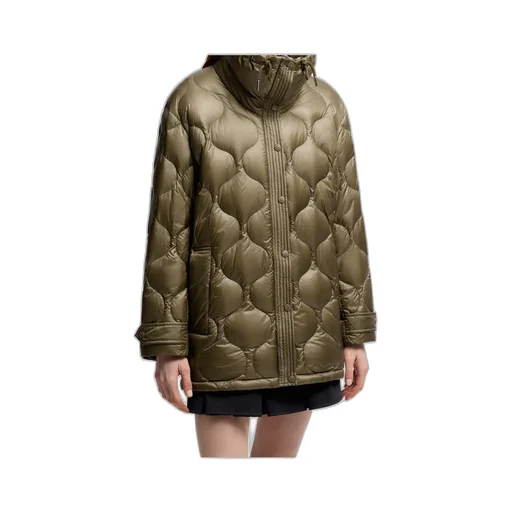 Moncler Lombi Hooded Mid Length Down Jacket