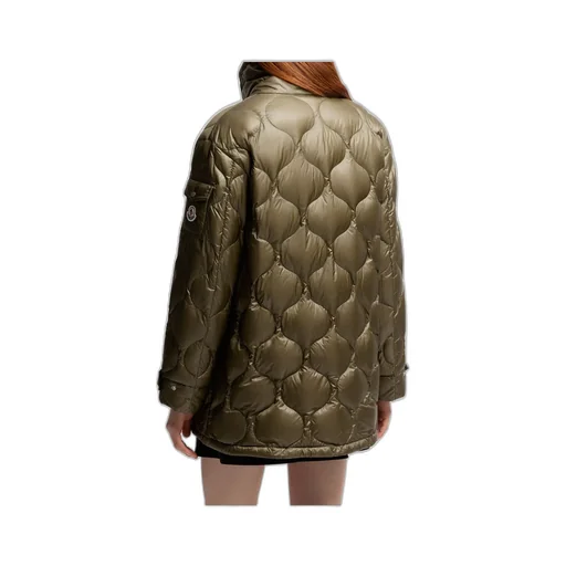 Moncler Lombi Hooded Mid Length Down Jacket