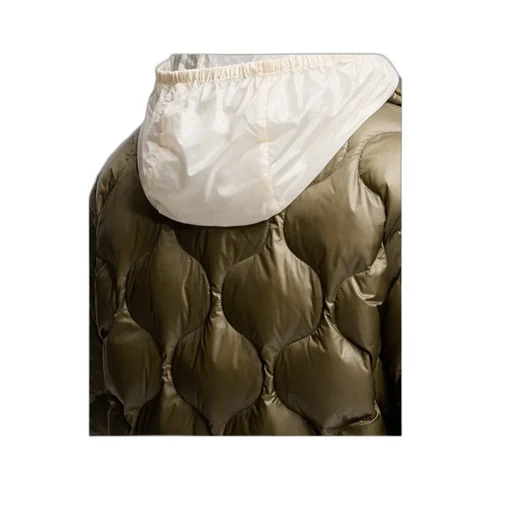 Moncler Lombi Hooded Mid Length Down Jacket