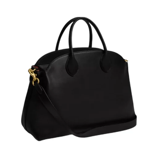Empire Leather Top-Handle Tote Bag