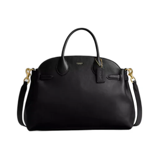 Empire Leather Top-Handle Tote Bag