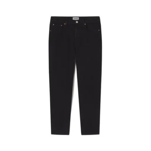Agolde Buttoned Straight-Leg Jeans