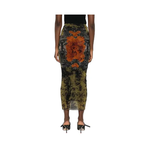 Mesh Long Skirt Printed MÉDaillon