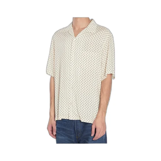 Bowling Shirt In Micro Triomphe Print Viscose
