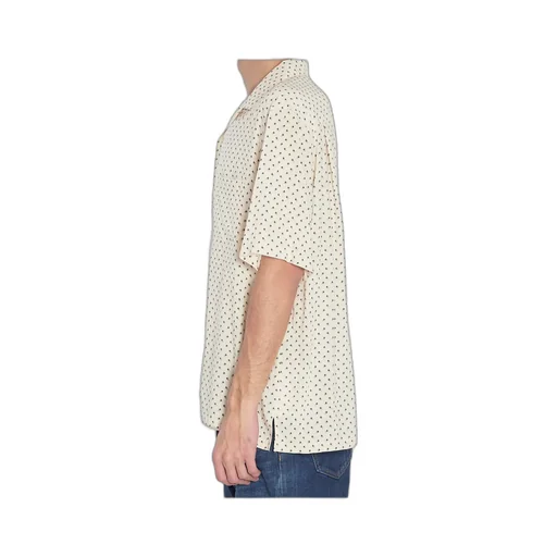 Bowling Shirt In Micro Triomphe Print Viscose