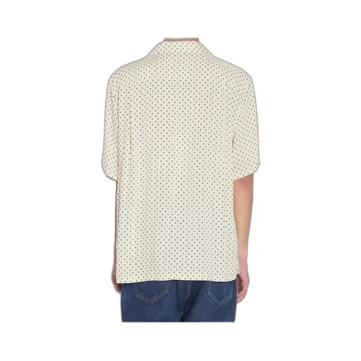 Bowling Shirt In Micro Triomphe Print Viscose