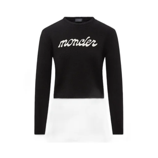 Moncler Logo Detailed Crewneck Sweater
