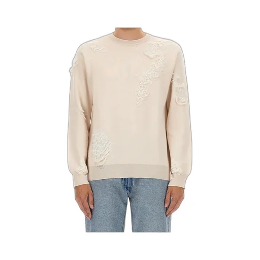 Mm6 Maison Margiela Distressed Knitted Jumper