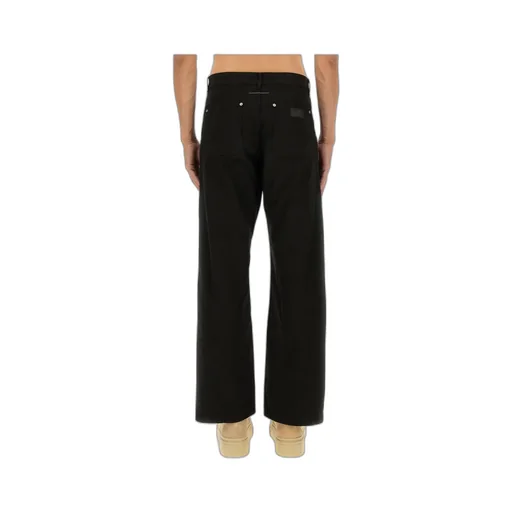 Mm6 Maison Margiela Stitch Detailed Utility Jeans