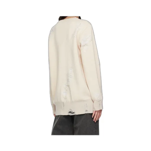 Mm6 Maison Margiela Distressed Crewneck Sweatshirt