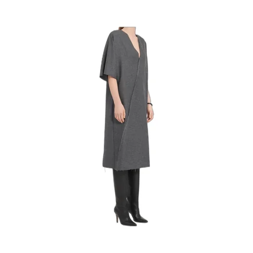 Mm6 Maison Margiela Short-Sleeved V-Neck Dress
