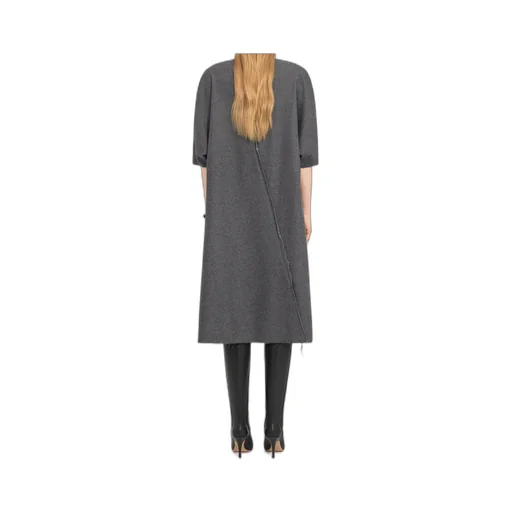 Mm6 Maison Margiela Short-Sleeved V-Neck Dress