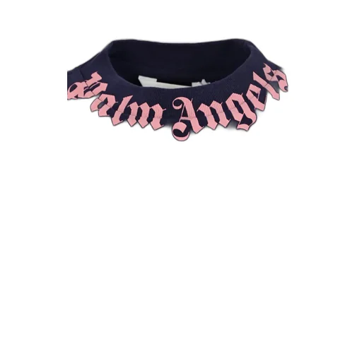 Palm Angels Kids Mock-Neck Logo Printed T-Shirt