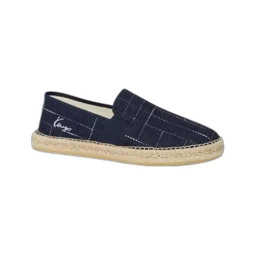 Kenzo Stitch Detailed Slip-On Shoes
