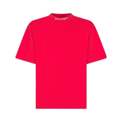 Palm Angels Kids Logo Printed Crewneck T-Shirt