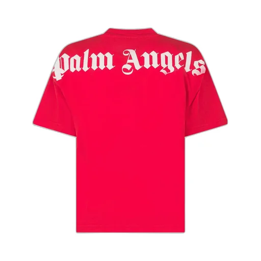 Palm Angels Kids Logo Printed Crewneck T-Shirt