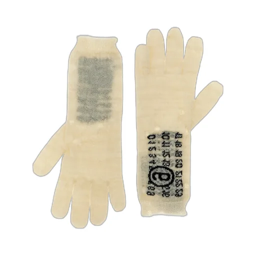 Mm6 Maison Margiela Numbers-Motif Gloves