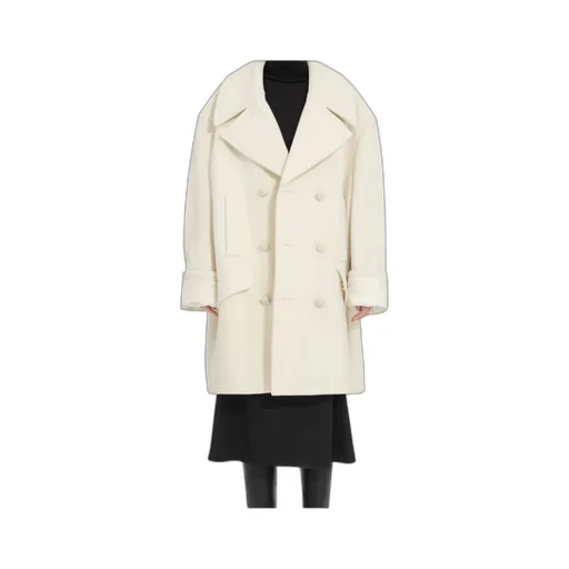 Mm6 Maison Margiela Double-Breasted Oversized Coat