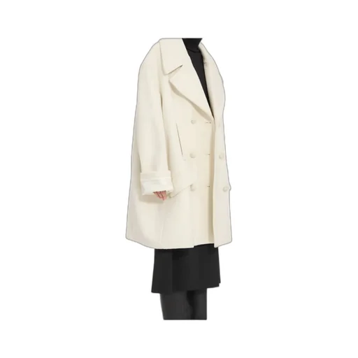 Mm6 Maison Margiela Double-Breasted Oversized Coat