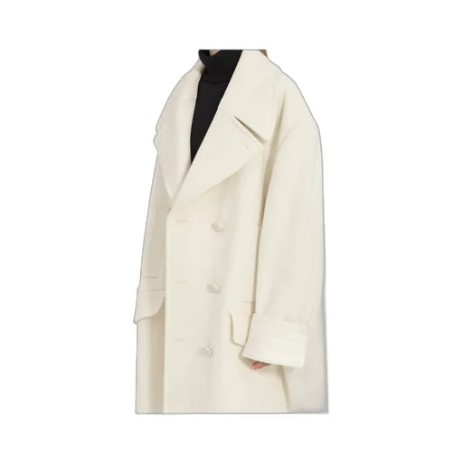 Mm6 Maison Margiela Double-Breasted Oversized Coat